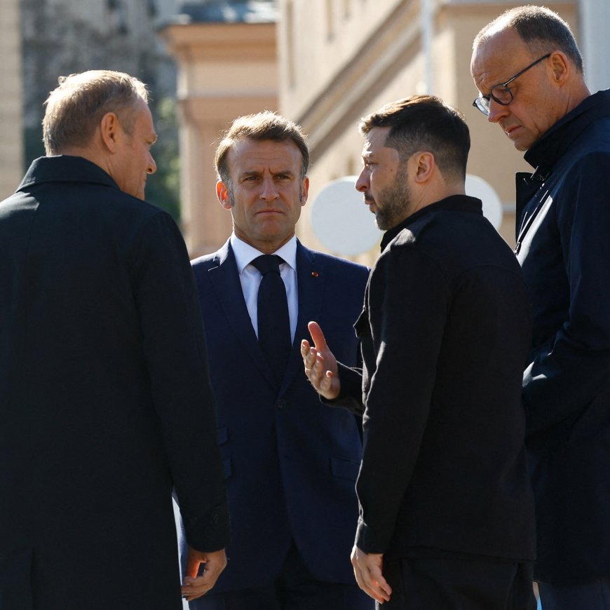 European Leaders Visit Ukraine and Press Russia for a 30-Day Cease-Fire