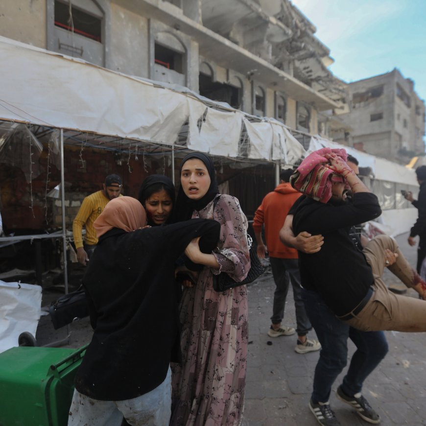 Airstrikes Pound Gaza as Israel Announces Plans to Displace More Residents